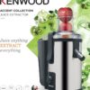 Kenwood Juicer 700W Stainless Steel Juice Extractor JEM50.000BS