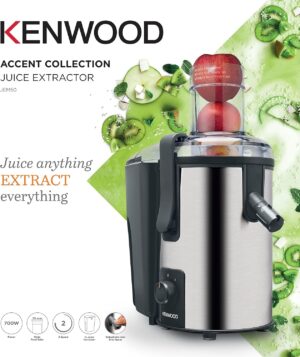 Kenwood Juicer 700W Stainless Steel Juice Extractor JEM50.000BS
