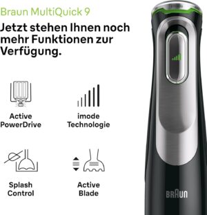 Braun Multiquick 9 MQ 9187XLI Hand Blender