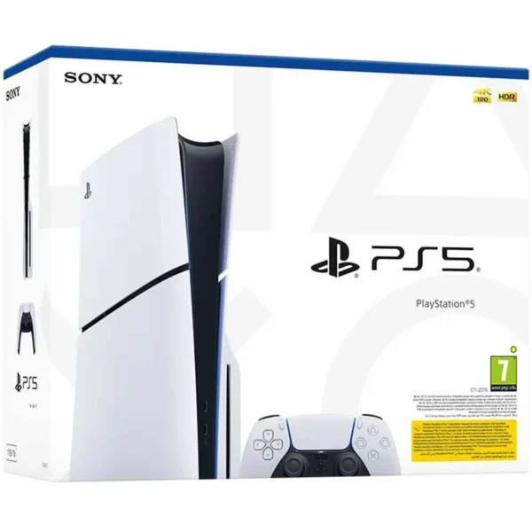 Sony PlayStation 5 Slim Disc Console White